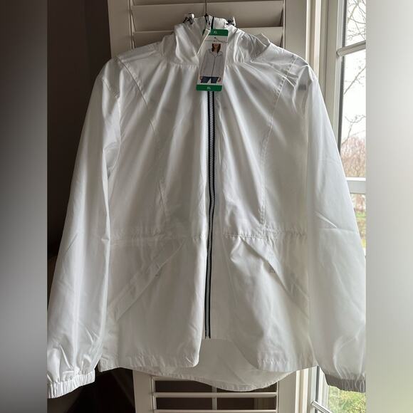 Tommy Hilfiger Women’s White Water Resistant Windbreaker Jacket Nwt - Picture 12 of 14